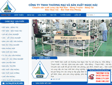 Tablet Screenshot of matbancongnghiep.com